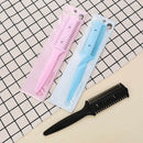 hairdressing tool barber scissor hair cut styling razor magic blade comb JR