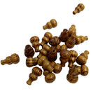 25x Natural Stripe Gourd Wooden Spacer Beads Jewelry Making DIY Craft 27mm