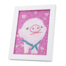 DIY Full Drill Diamond Painting Cartoon Kids Embroidery Kit (DZ195 Pig)