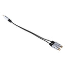 1Pcs RCA Male To 2-RCA Female Jack Y Splitter Audio Video