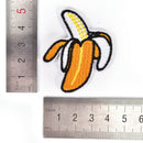 Fruit Banana Embroidered Iron on Patches for Clothing DIY Apparel Accessories M&