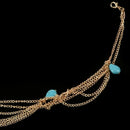 Ladies Headbands Headband Party hair band Turquoise Jewelry hair band D4P7