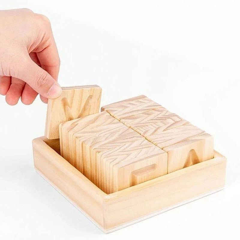 Letter Tracking Board, Wood Alphabet Tracing Board from Montessori Learning