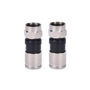 4x RG6 F Type Compression Snap Seal Connector For Sky Satellite Virgin Cable  Ew