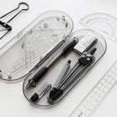 School Tools Precision Geometry Set, Compass and Protractor Set For High 8 Pcs