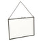 2 Sided Hanging Glass Display Frame for Photo Picture Specimen 18x13cm