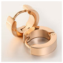 4 Pairs Stainless Steel Mens Womens Small Hoop Earrings Hypoallergenic Hoop