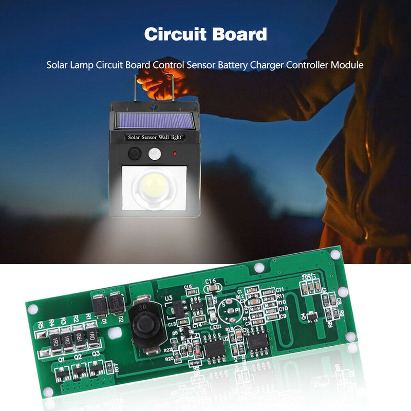 Solar Lamp Circuit Board Control Sensor Battery Charger Controller Module A