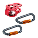 28KN Aluminium Climbing Carabiners D-Ring Auto Lock Screwgate Key Chain with