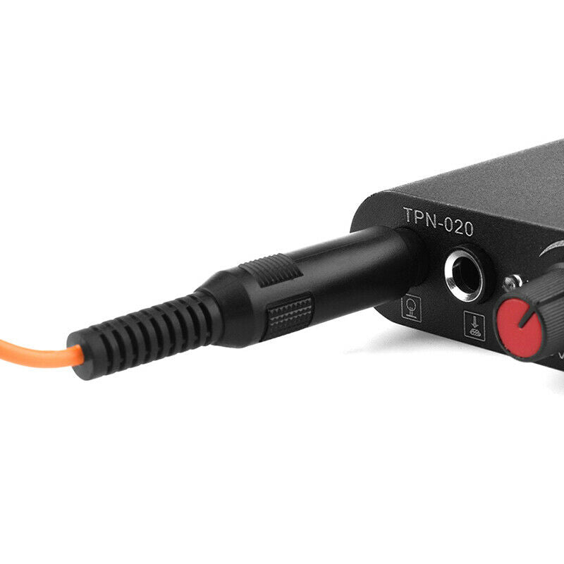 1X Hook Line Straight RCA Clip Cord Wire Cable Interface Insert Tattoo MachS Hn