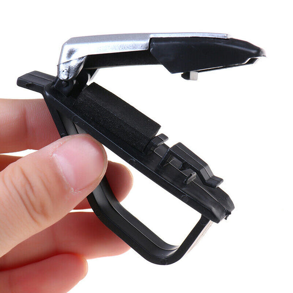 1Pcs Sun Visor Sunglasses Eye Glasses Card Pen Holder Clip for Car Vehicl Cy
