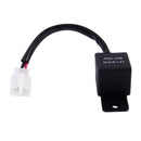 Black Motorcycle Bike 2 Pin 12V LED Turn Indicator Light Flasher Blinker Re