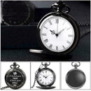 Pocket Watch Lettering "To My Husband I love U Still" As Present for Your L Y6B8