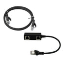 RJ45 Male to 2 x Female LAN Ethernet Splitter Adapter Cable Compatible with