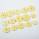 16Pcs Round Shape Alto Saxophone Flute Pads Musical Instrument Accessories Delux