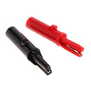 2x Full Protective Push Button Type Alligator Clips For Professional Multimeter