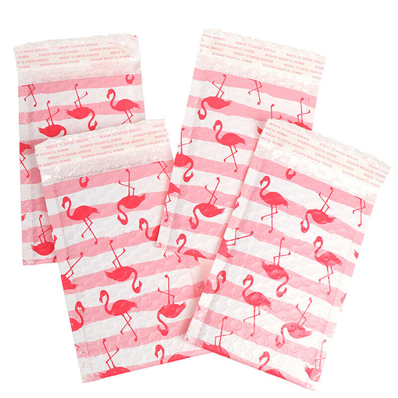 Usable Space Flamingo Bubble Mailer Envelopes Padded Mailing Bag Self SealiS Ew