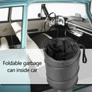 Portable Folding Household Garbage Bin Waterproof Storage Bucket Car Waste Bin