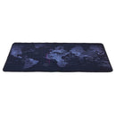 World Map Natural Rubber Large Gaming Mouse Pad Computer Keyboard Mat (S) A