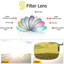 Polarized Clip On Driving Glasses Sunglasses Day Vision UV400 Lens Night Vision