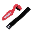 Fishing Rod Belt Tip Cover Rod Sleeve Pole Glove Protector + Rod Tie Strap Red