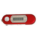 4GB USB 2.0 Mp3 Music Player with Fm Radio Function Voice Recorder Red