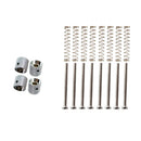8pcs/Set Humbucker Frame Screws w/Volume Control Knob for Electric Guitar
