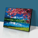 5D DIY Diamond Painting Under Cherry Trees Full Square Drill Embroidery Art A
