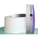 Stainless Steel Dough Bench Scraper Plastic Handle Cake Slicer Pastry Cutter