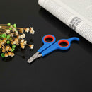 Stainless Steel Pet Nail Toe Scissors Dog Cat Claw Grooming Clipper (Blue) A
