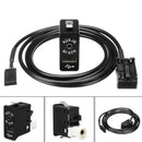 Car Aux Usb Port 12 Pin Bluetooth Interface Switch Panel Music Adapter for