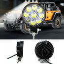 2x 27W 9LED Round Flood Fog Work Light Bar Lamp For Truck Tractor OZ