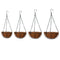 4pcs Hanging Flower Basket Round Flower