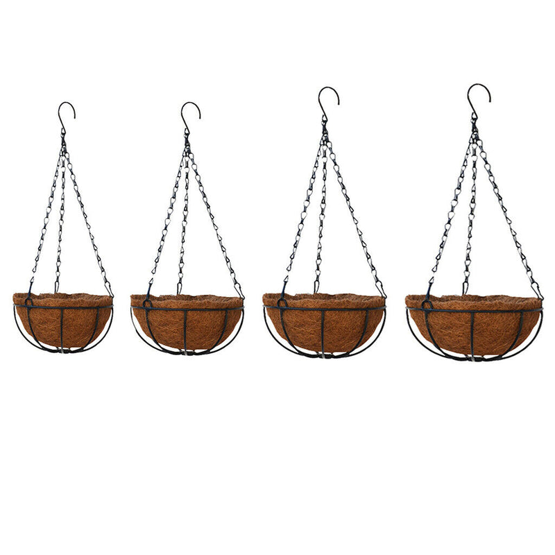 4pcs Hanging Flower Basket Round Flower