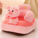 Cartoon Sofa Skin for Infant Baby Seat Sofa Cover Learn to Sit Chair (A) A