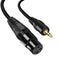 3.5mm TRS Stereo Male to XLR Female Balanced Audio Microphone Cable 1.5m