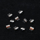 10Pcs On/Off 2Position SPDT 1P2T 3Pin PCB Panel Vertical Slide Switch SS12D00G3