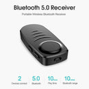 J19 Bluetooth 5.0 Wireless 3.5mm Jack Handsfree AUX Car Bluetooth Receiver
