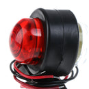 Car Truck LED Side Marker Light Double Lamp White Red For Trailer Lorry Carava3C