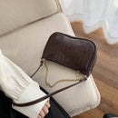 Crocodile Leather Women Handbags Shoulder Ladies Totes Bags (Chain Coffee)