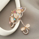 Opal And Rhinestone Umbrella Brooch Pin Cute Korea Style Brooches For Women ^