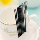 60pc Black Metal Invisible Hair clips Flat Bobby Pins Grips Salon Barrette Lot