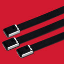100Pcs/Lot,4.6Mmx300Mm Pvc Plastic Coated Ss304 Stainless Steel Cable Tie
