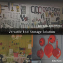52Pcs Pegboard Hooks Assortment Home Storage Hooks System Peg Board Tool Ha J7D6