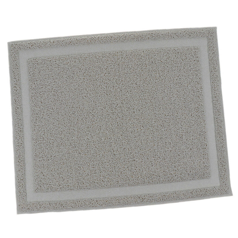 Pet Cat PVC Plastic Placemat Litter Mat Feeding Food Pad Tray Non-slip