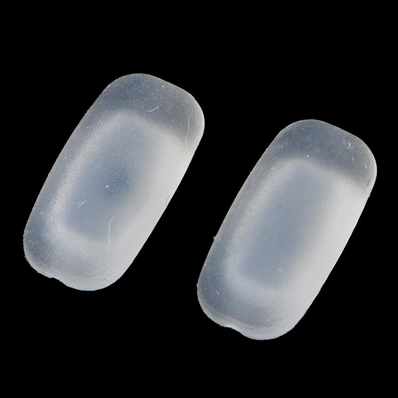 5 Pairs silicone eyeglass sunglasses glasses nose pads soft rectangle vis P`US