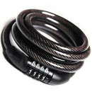 Cycling Security 4 Digit Combination Password Bike Bicycle Cable Chain Lock