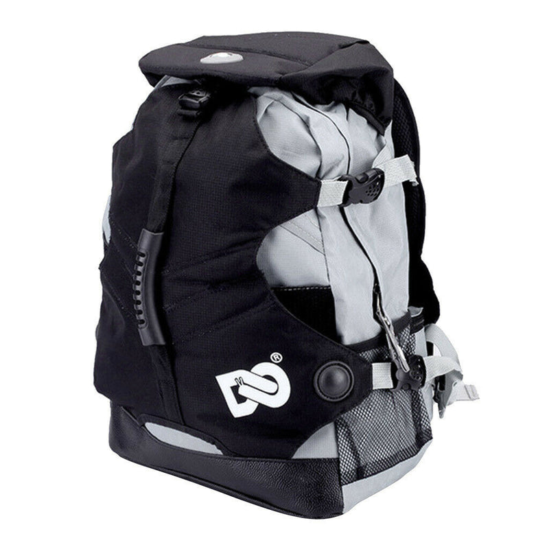 Multifunction Roller Skate Backpack Adjustable Fasten Straps Travel Bag