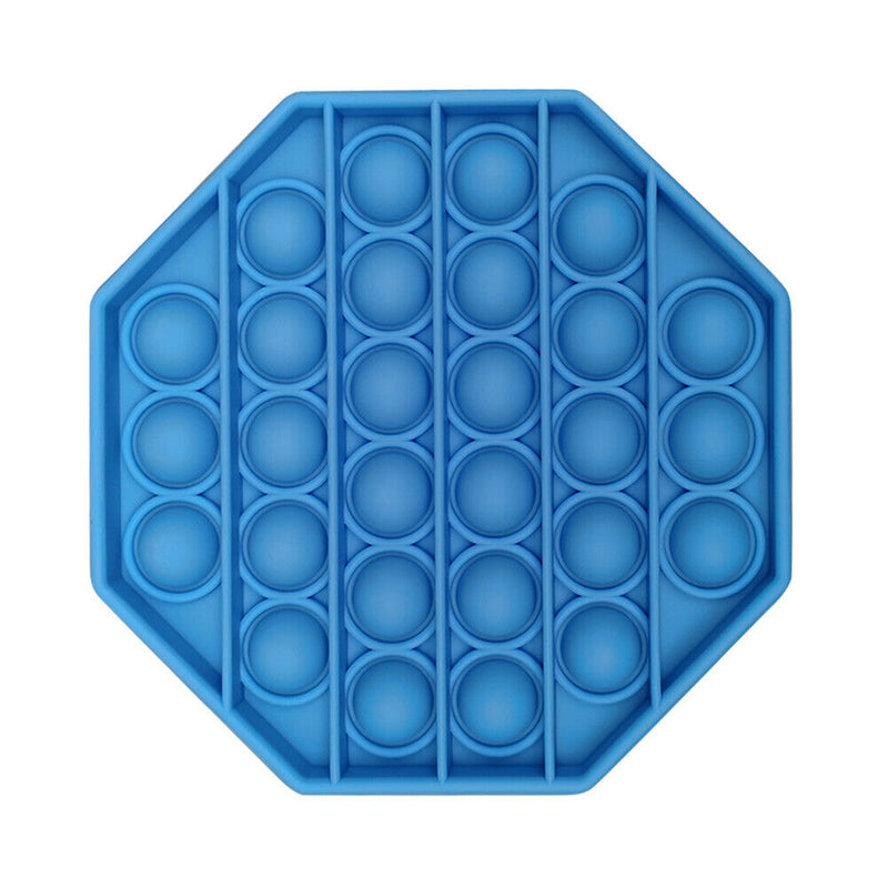 Autism Push Bubble Sensory Toys Relief Stress Squeeze Toys (Sky Blue)