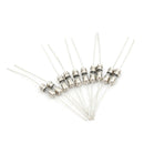 10pcs Glass Tube Fuse Axial Leads 3.6*10mm 2A Slow Blow  Z